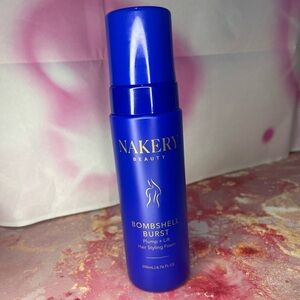Nakery Beauty Bombshell Burst Hair Styling Foam - Blue